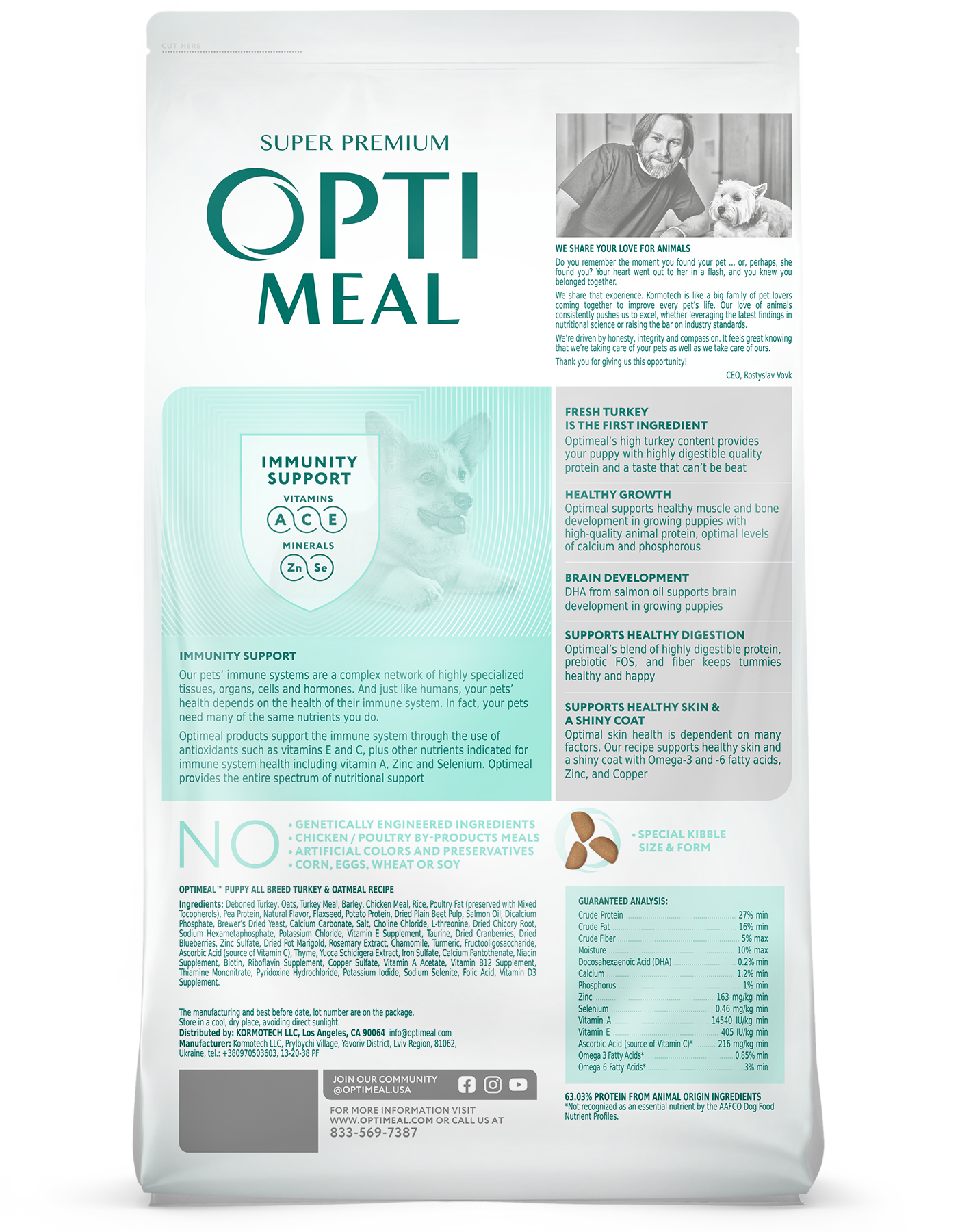 Turkey and oatmeal dog food deals