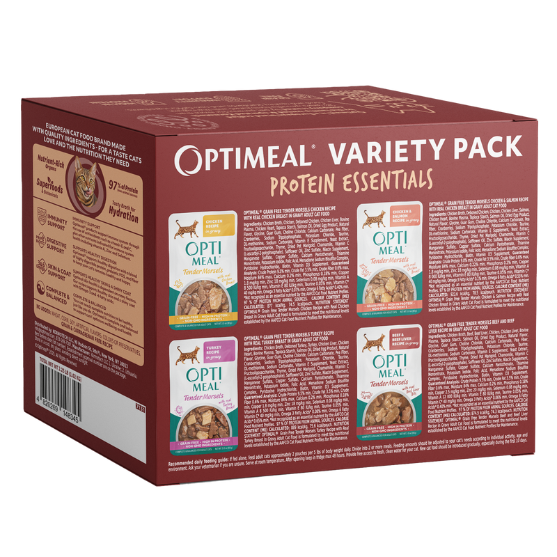 (24) Protein Essential Variety Pack - Chicken, Turkey & Beef  Wet Cat Food - Image 4