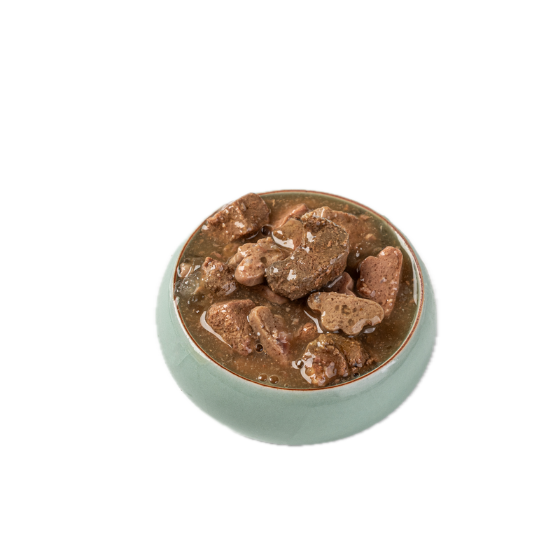 (24)OPTIMEAL® Grain Free Tender Morsels Beef and Beef Liver Recipe in Gravy Adult Cat Food - Image 4