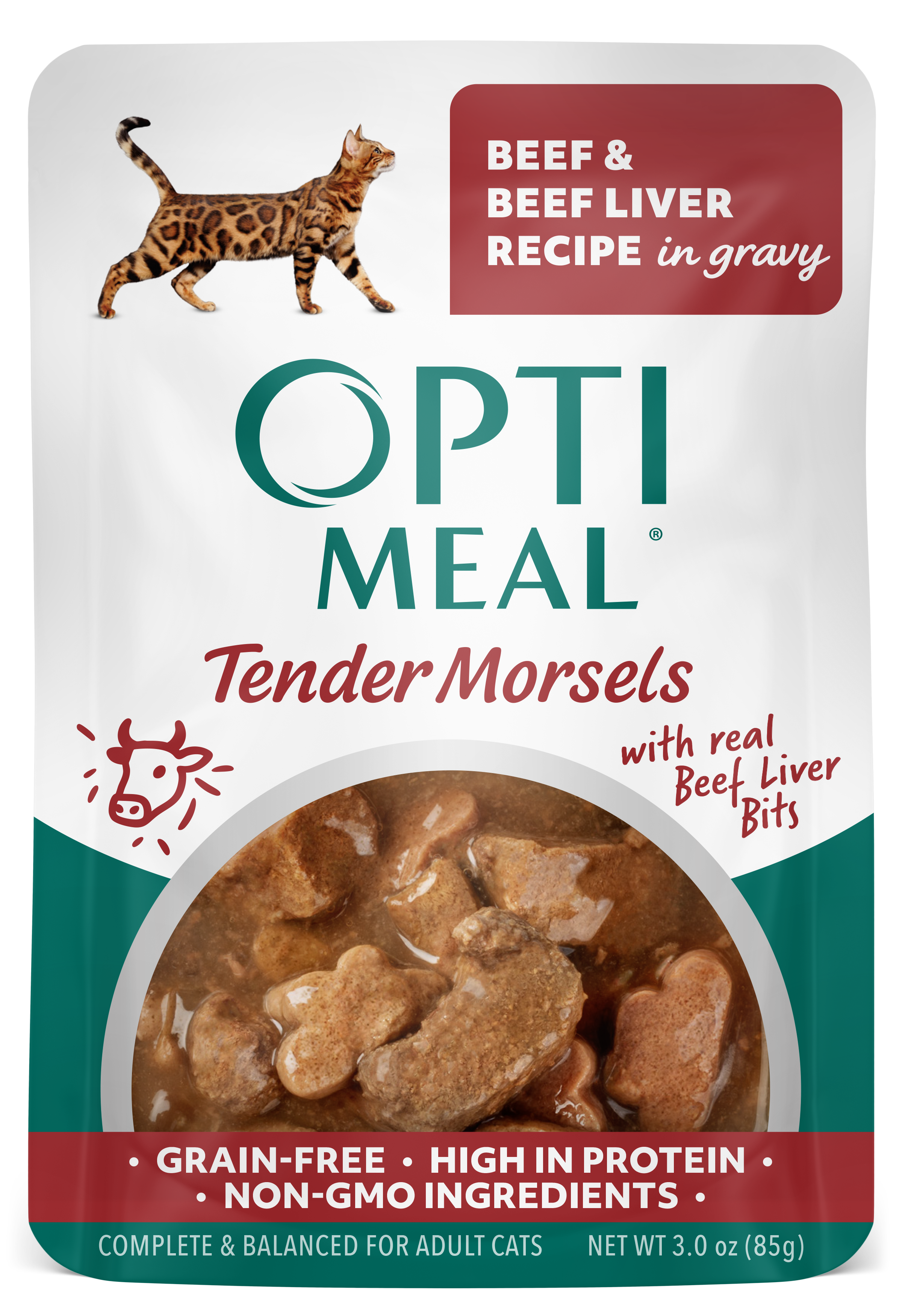 Beef & Beef Liver in Gravy