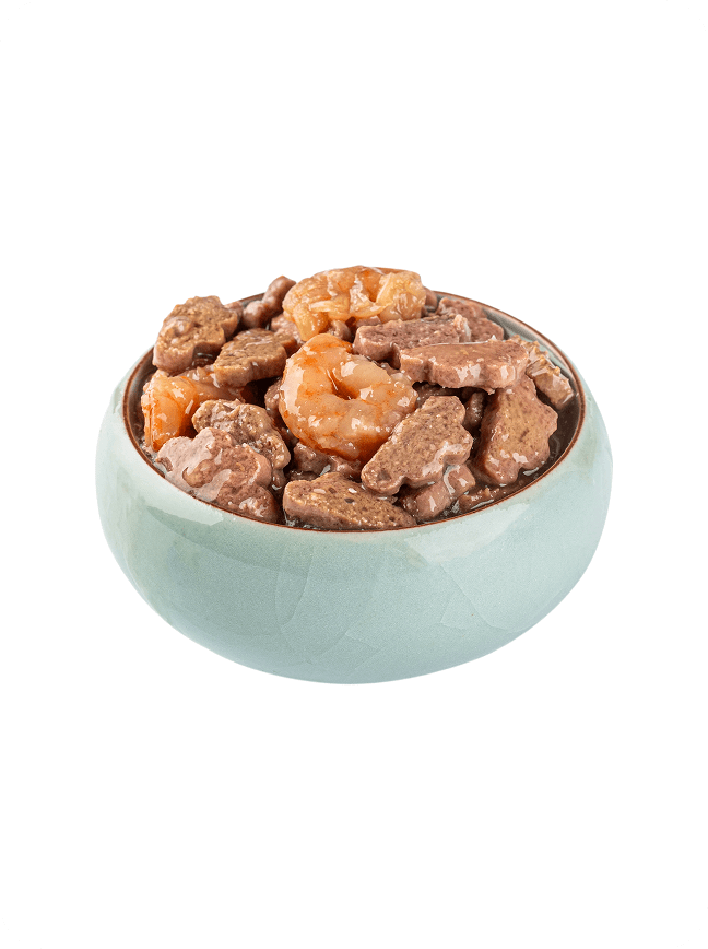 Optimeal® Indoor Health With Real Shrimp & Salmon Grain Free Tender Morsels In Savory Sauce Adult Cat Food - Image 3