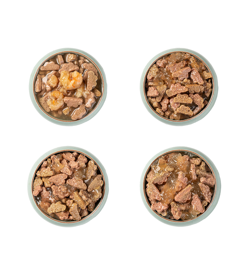 (24) OPTIMEAL® Variety Pack Sea Protein Selection - Shrimp, Tuna, Salm