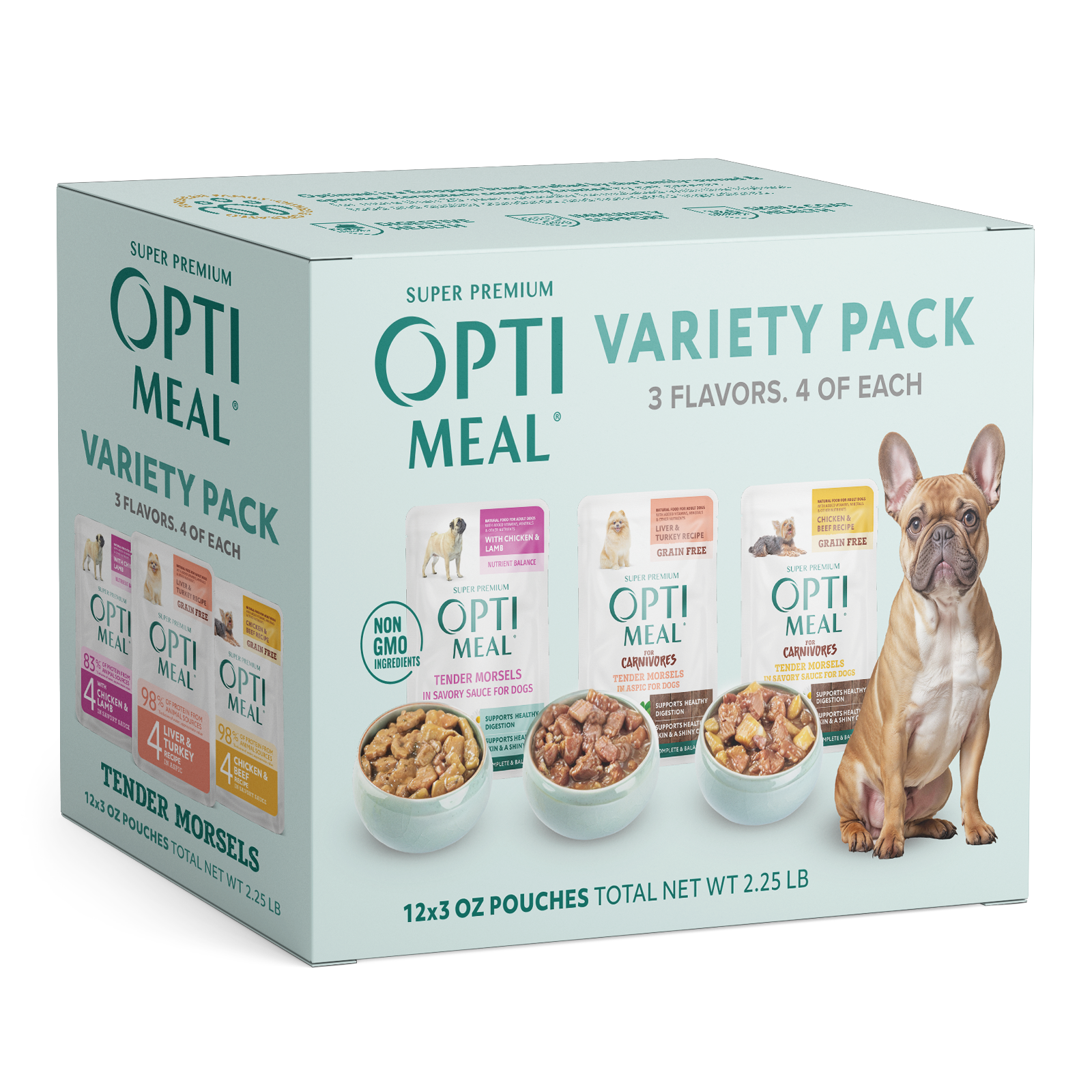 Optimeal® Variety Pack Tender Morsels for Adult Dogs