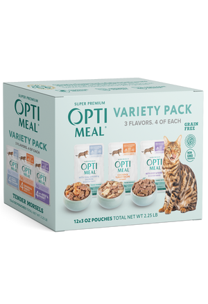 Optimeal® Grain Free Variety Pack Tender Morsels for Adult Cats
