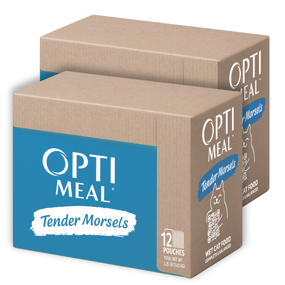 (24) OPTIMEAL® Grain Free Tender Morsels with Tuna & Mackerel in Aspic Adult Cat Food
