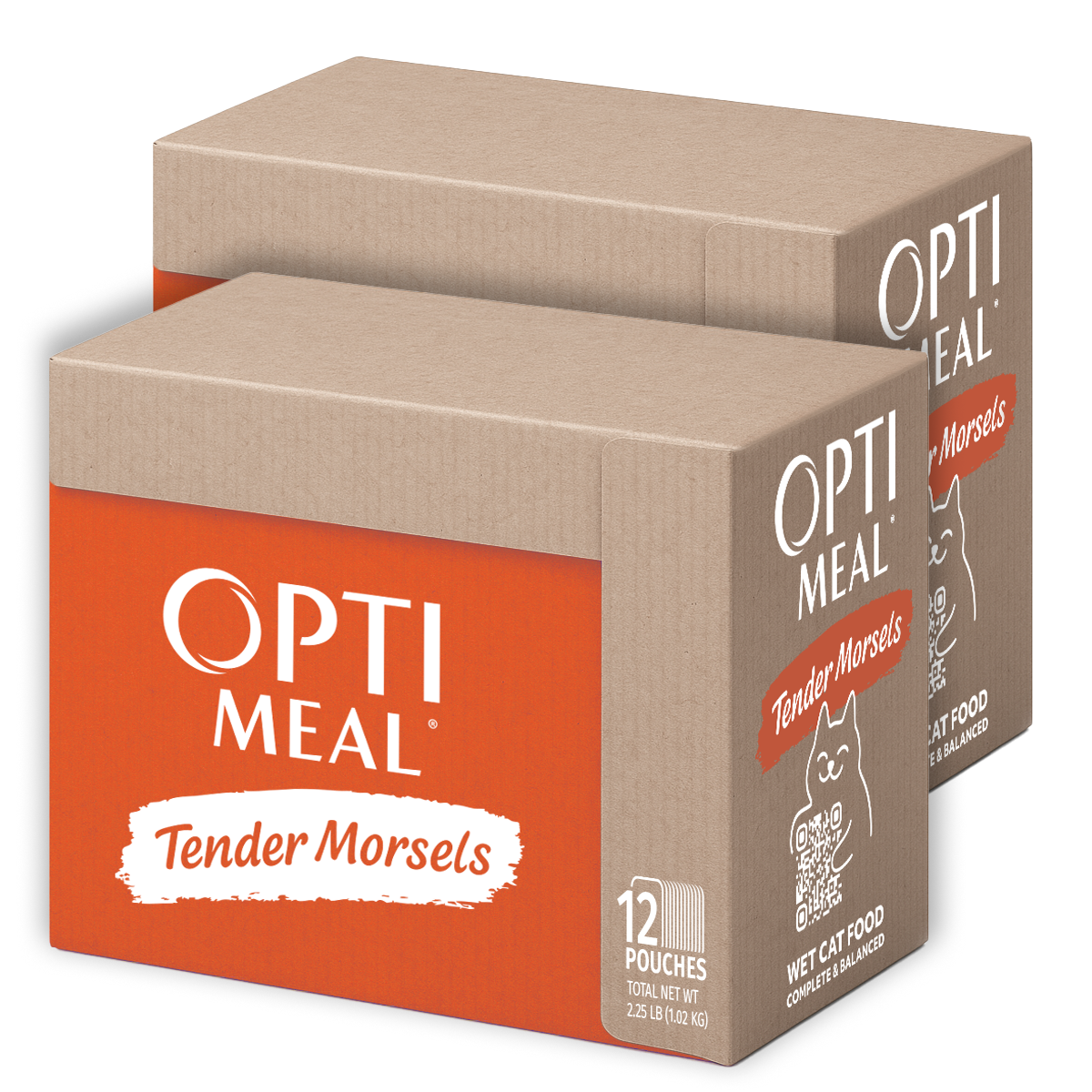 (24)OPTIMEAL® Grain Free Tender Morsels Beef and Beef Liver Recipe in Gravy Adult Cat Food