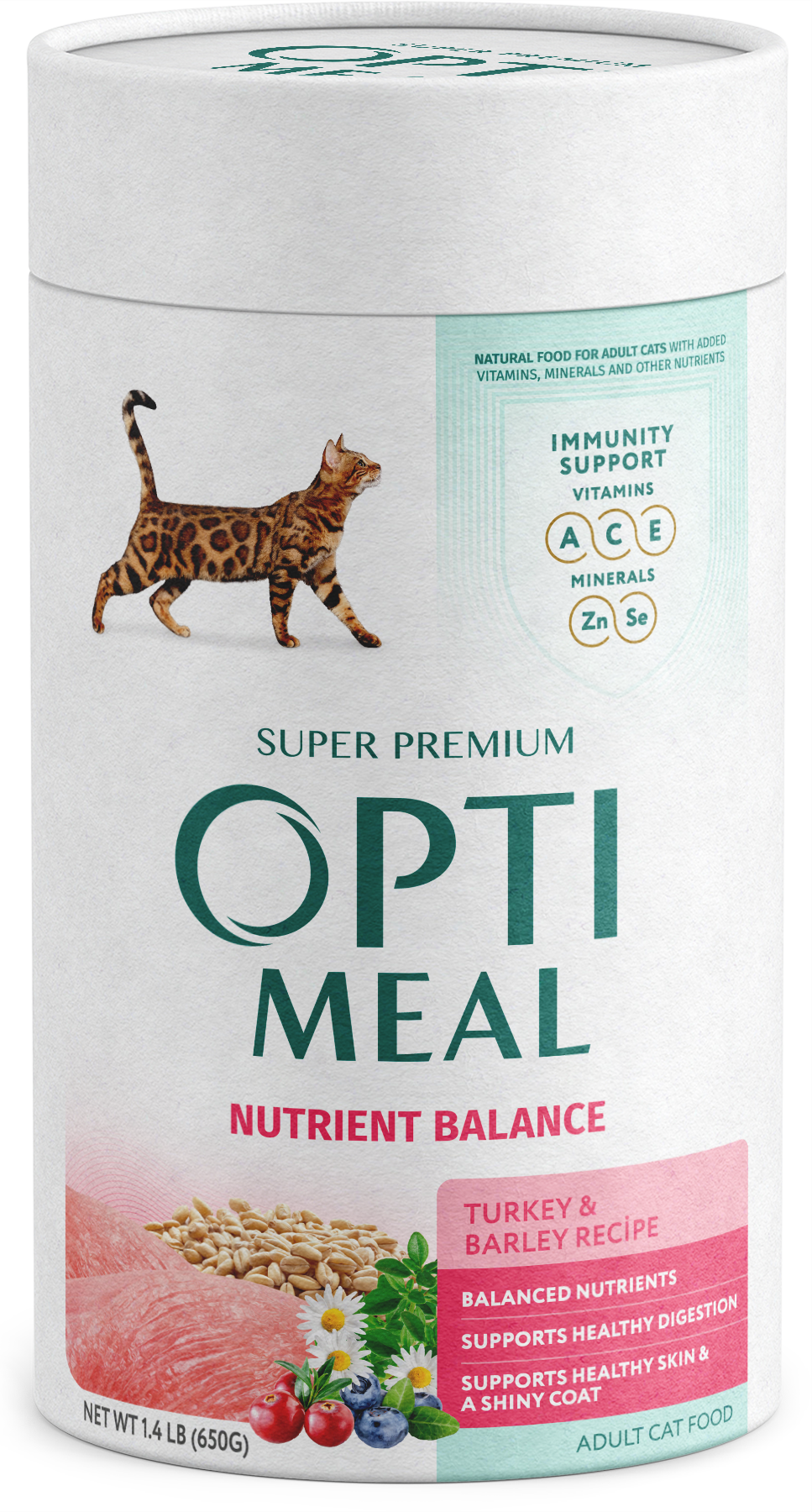 Optimeal® Turkey & Barley for Adult Cats